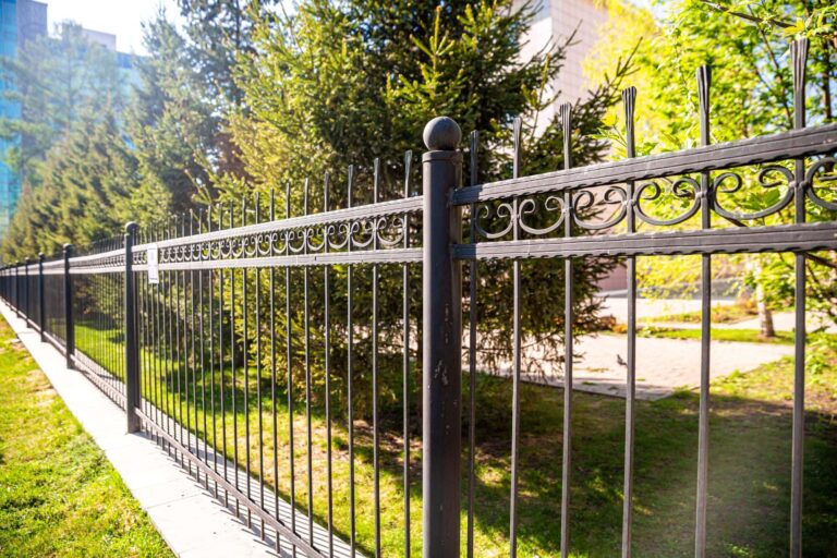 Commercial Iron Fencing Image