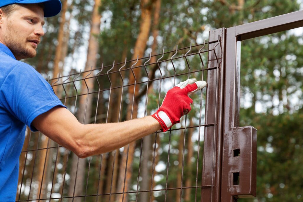 Eldorado Fencing Contractor building fence